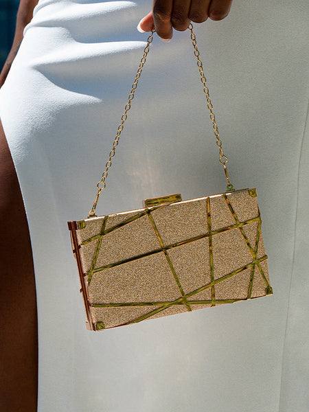 Geometric Clutch Bag - Opulent Empire
