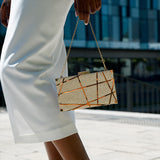 Geometric Clutch Bag - Opulent Empire