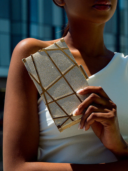 Geometric Clutch Bag - Opulent Empire