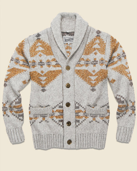 Jacquard Outer Wear Sweater Long Sleeve Knitted Jacket Top