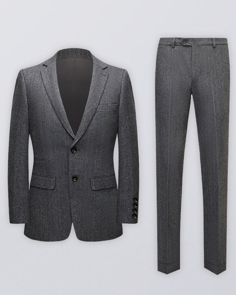 Four Seasons Lapel Collar Solid Wool Regular Sleeve Coat