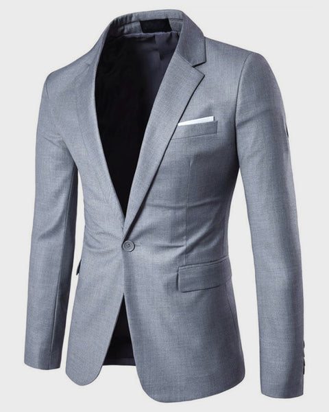 Men's Light Business Long Sleeve Blazer
