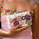 Juliet Flower Clutch Bag - Opulent Empire