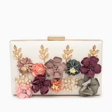 Juliet Flower Clutch Bag - Opulent Empire