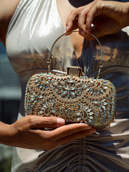 Luxurious Flower Clutch Bag - Opulent Empire