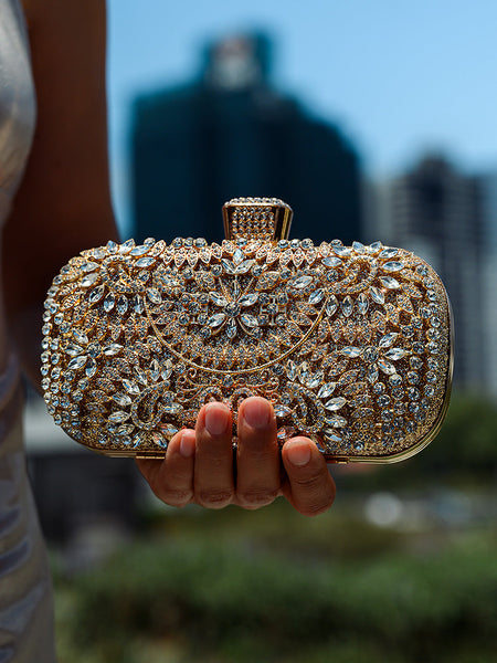 Luxurious Flower Clutch Bag - Opulent Empire