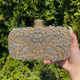 Luxurious Flower Clutch Bag - Opulent Empire