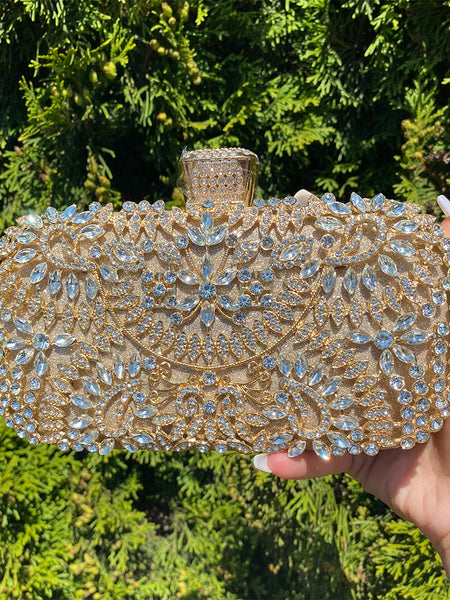 Luxurious Flower Clutch Bag - Opulent Empire