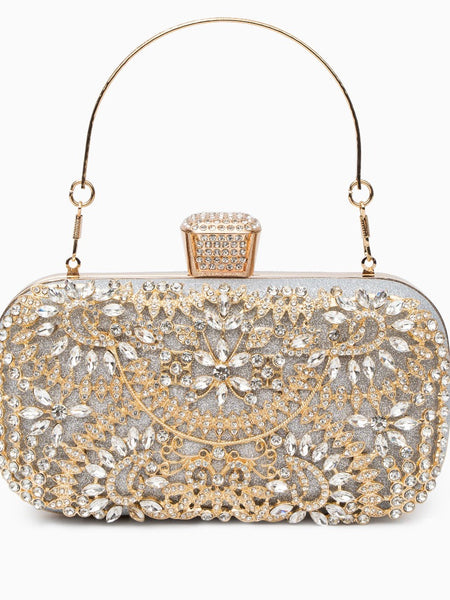 Luxurious Flower Clutch Bag - Opulent Empire