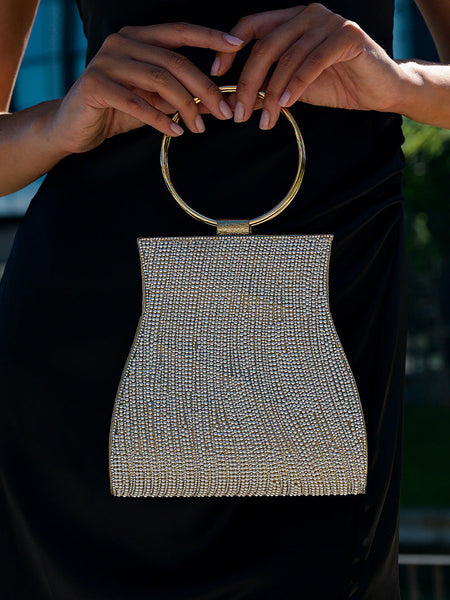 Meghan Rhinestones Handbag - Opulent Empire