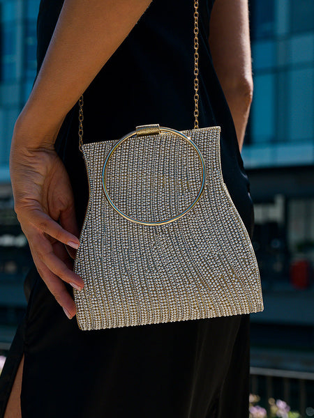 Meghan Rhinestones Handbag - Opulent Empire