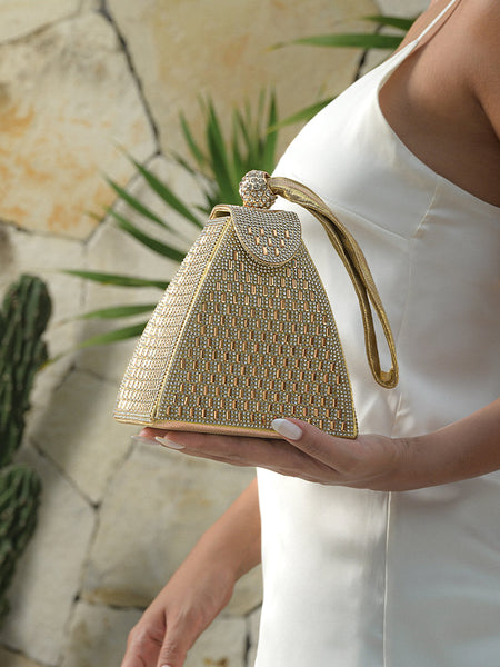 Crystal Pyramid Handbag - Opulent Empire