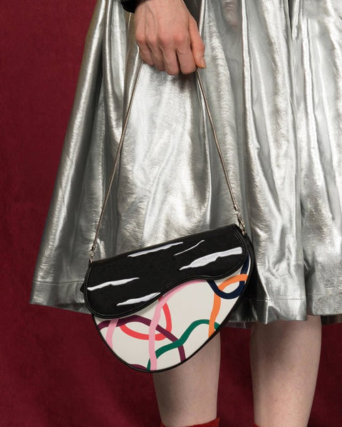 PU Leather Metal Chain Shoulder Bags For Girls Casual Women Messenger Bags In Peas Series - Opulent Empire