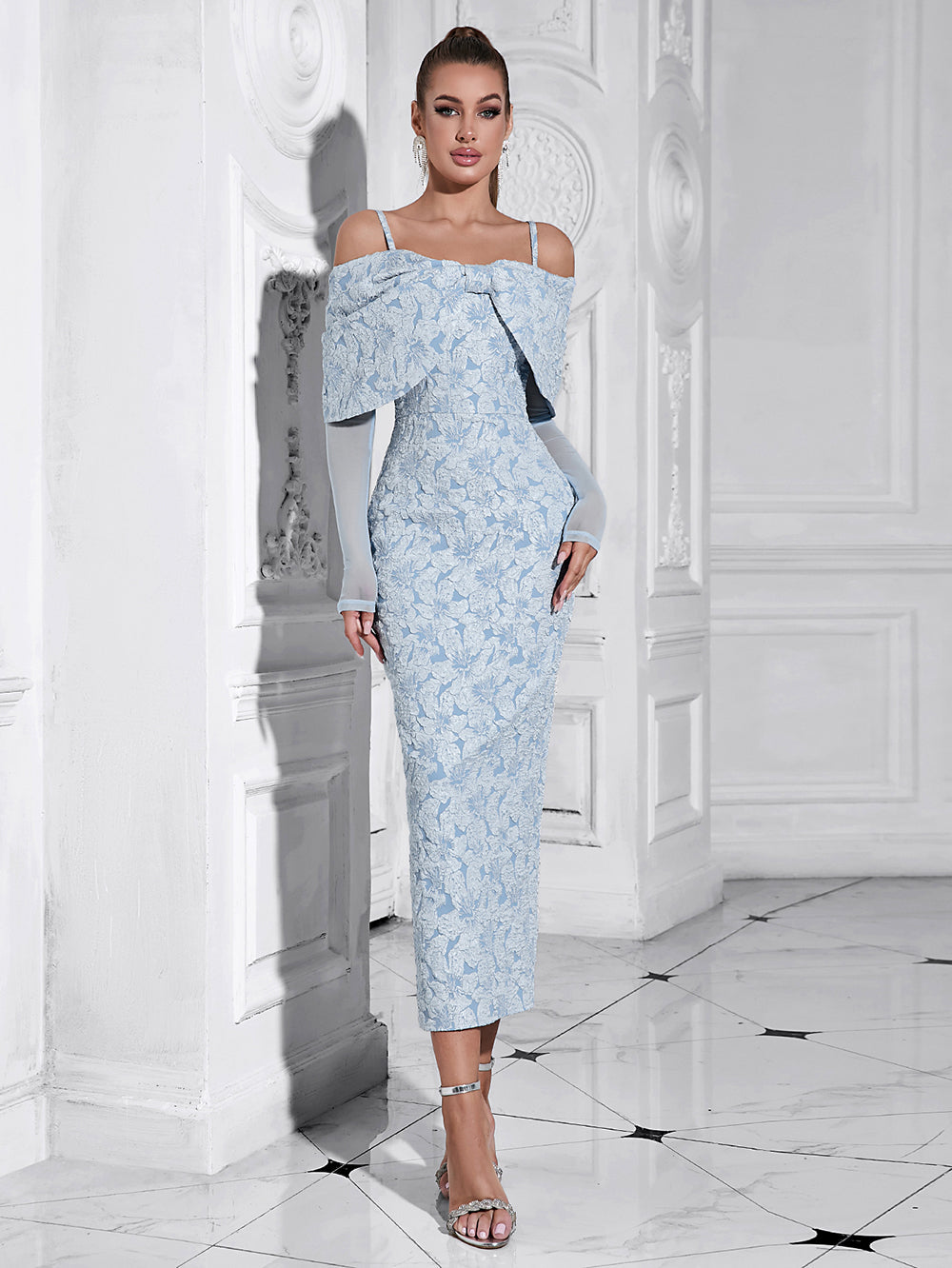 Jacquard dress at Opulent Empire