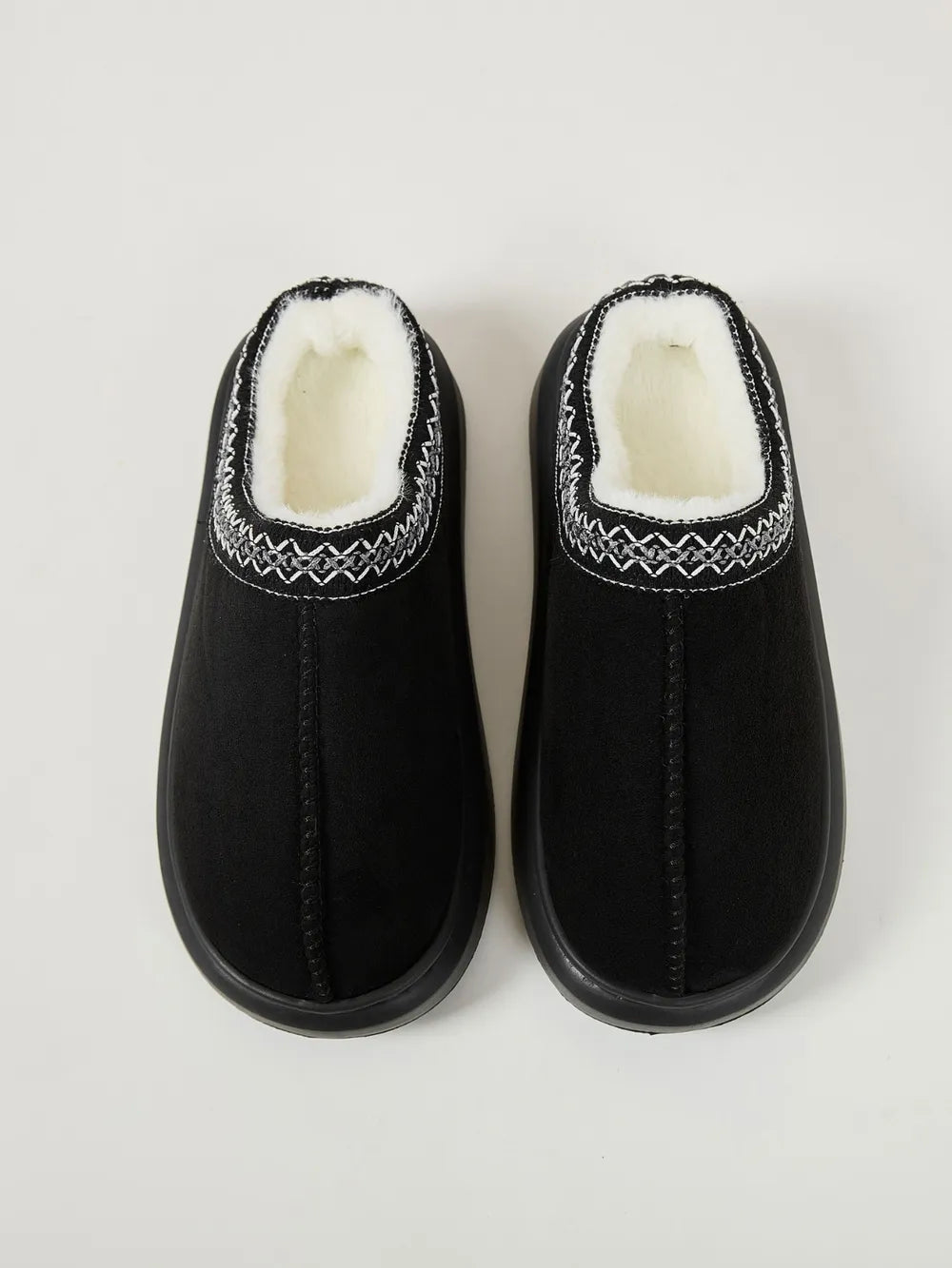 Emery Marino — Faux Fur Suede Platform Slippers Fashion Footwear, alternate view 20
