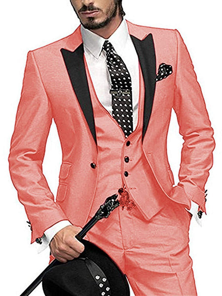 Men's Three-piece Suit Bridegroom Best Man Wedding Suit Men - Opulent Empire