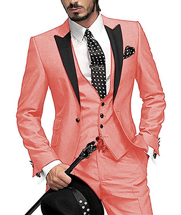 Men's Three-piece Suit Bridegroom Best Man Wedding Suit Men - Opulent Empire
