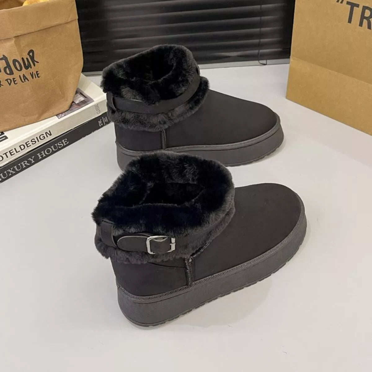 Vale Marino — Round Toe Platform Boots Fashion Footwear, alternate view 2