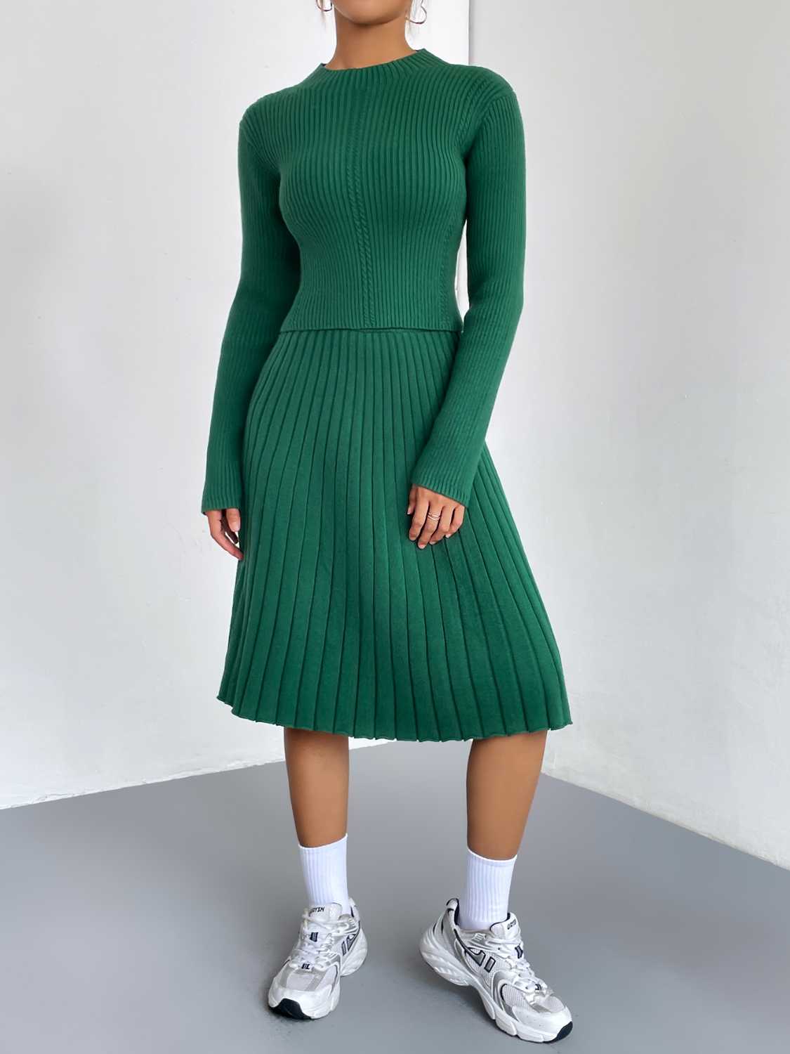 Bellamy Rivière — Rib-Knit Sweater and Skirt Set, alternate view 14