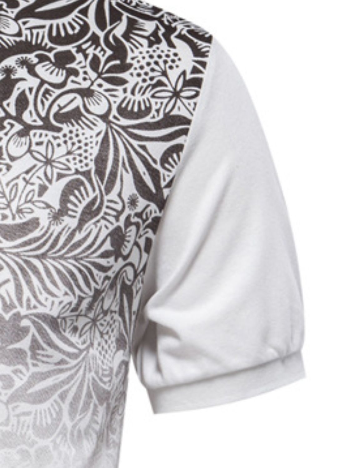 Etienne — Men's Printed Collared Neck Short Sleeve Polo Men's Tailored Shorts, alternate view 5