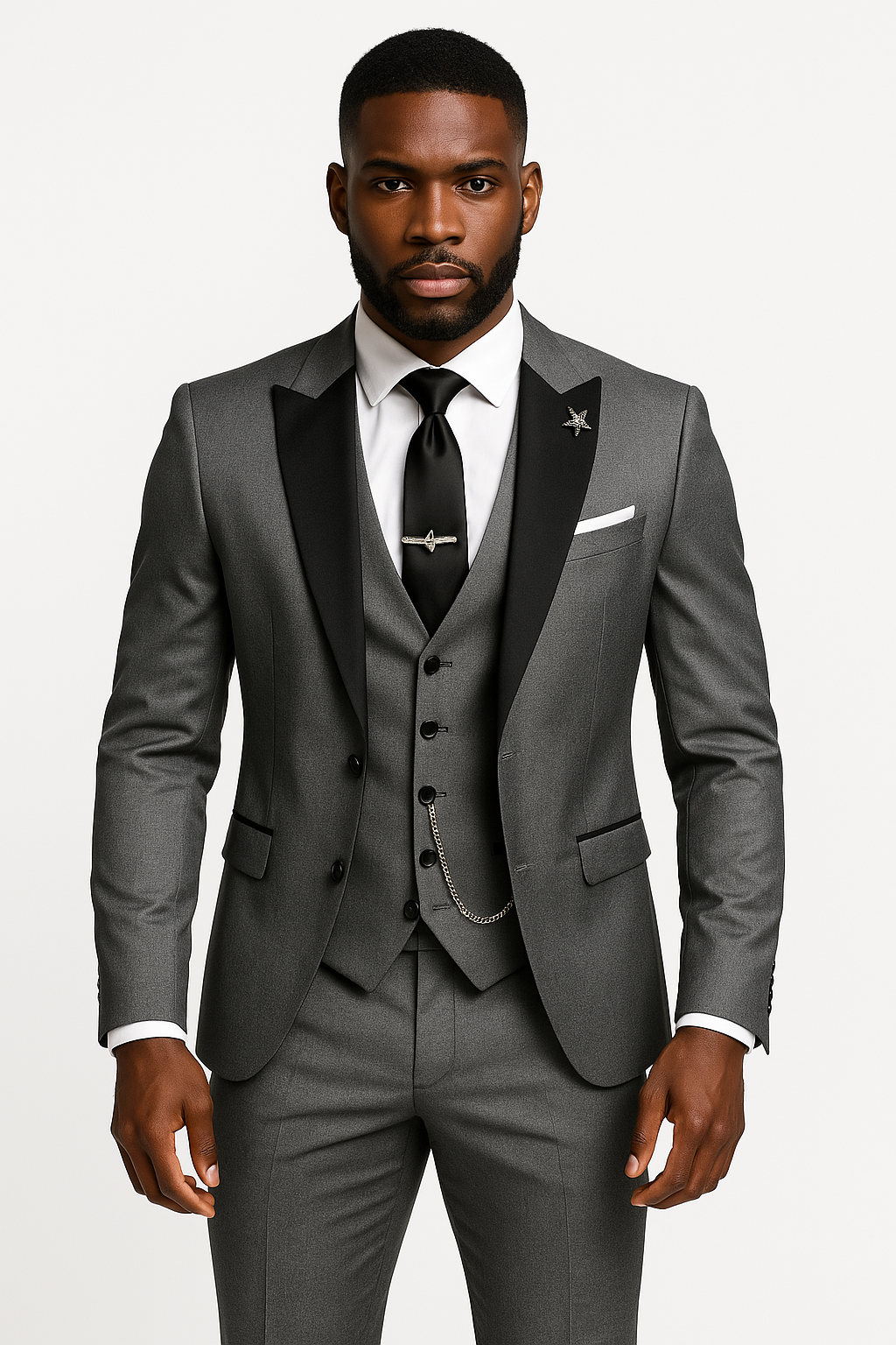 Elspeth — Men's Three-piece Suit Bridegroom Best Man Wedding Suit Men, alternate view 24
