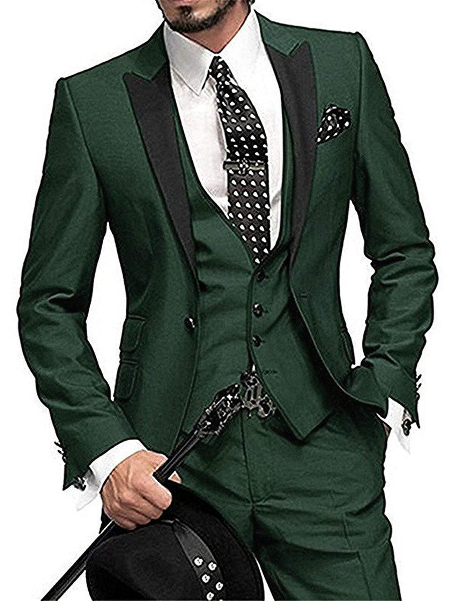 Men's Three-piece Suit Bridegroom Best Man Wedding Suit Men - Opulent Empire