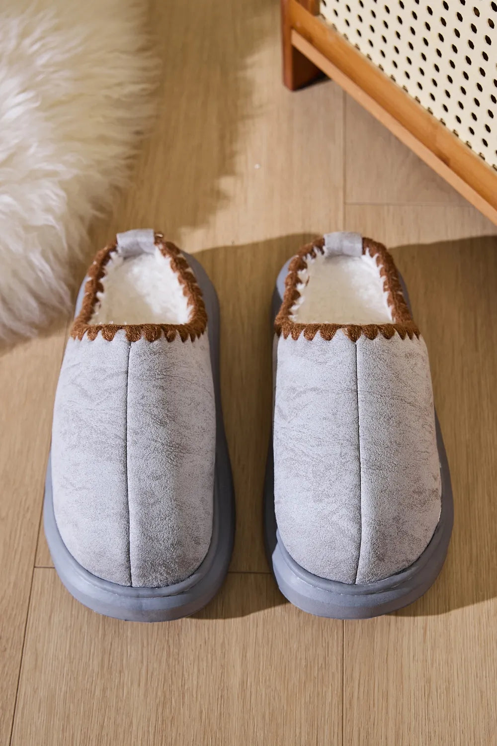 Winter Marino — Thermal Round Toe Platform Slippers Fashion Footwear, alternate view 13