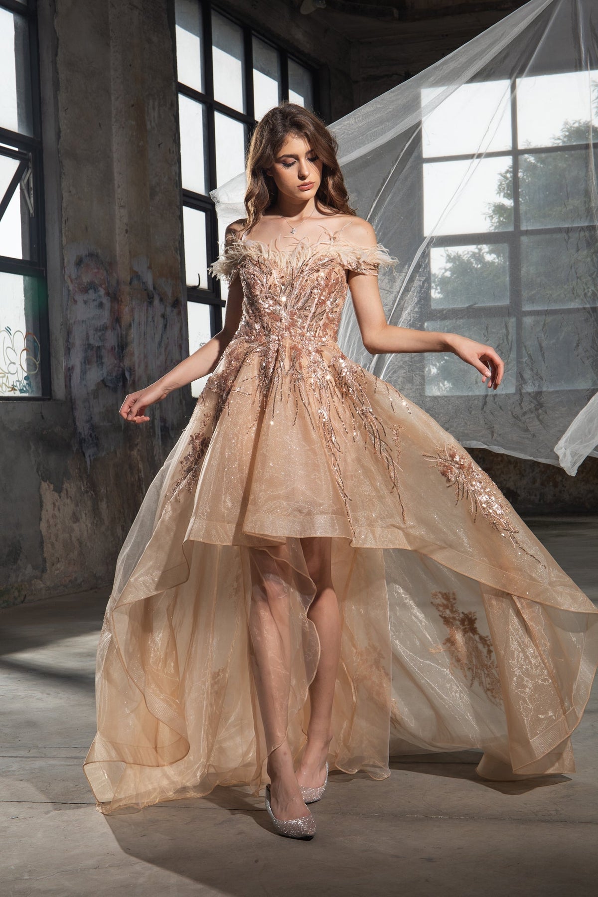 Undine Laurent — Formal Evening Gown, alternate view 5