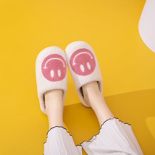 Melody Smiley Face Slippers - Opulent Empire