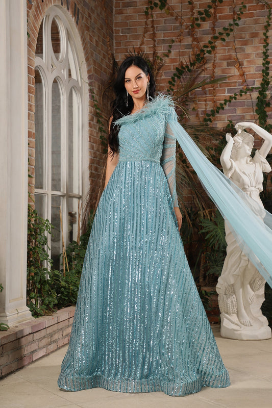 Evening Gown: Style 22009 - Opulent Empire