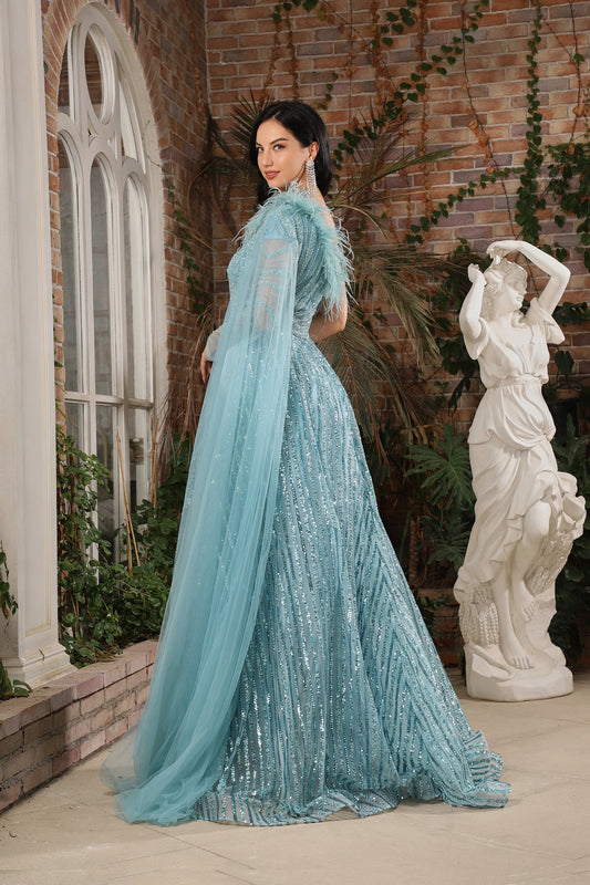 Evening Gown: Style 22009 - Opulent Empire