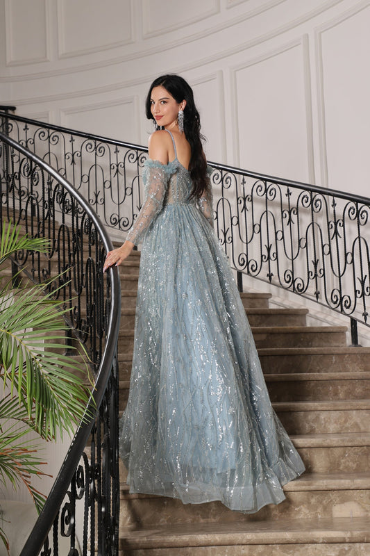 Evening Gown: Style 23011 - Opulent Empire