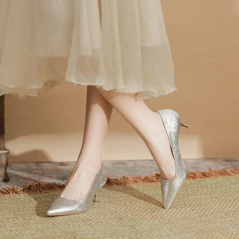 Nova Sorrento — Point Toe Kitten Heels Pumps Fashion Footwear, alternate view 2
