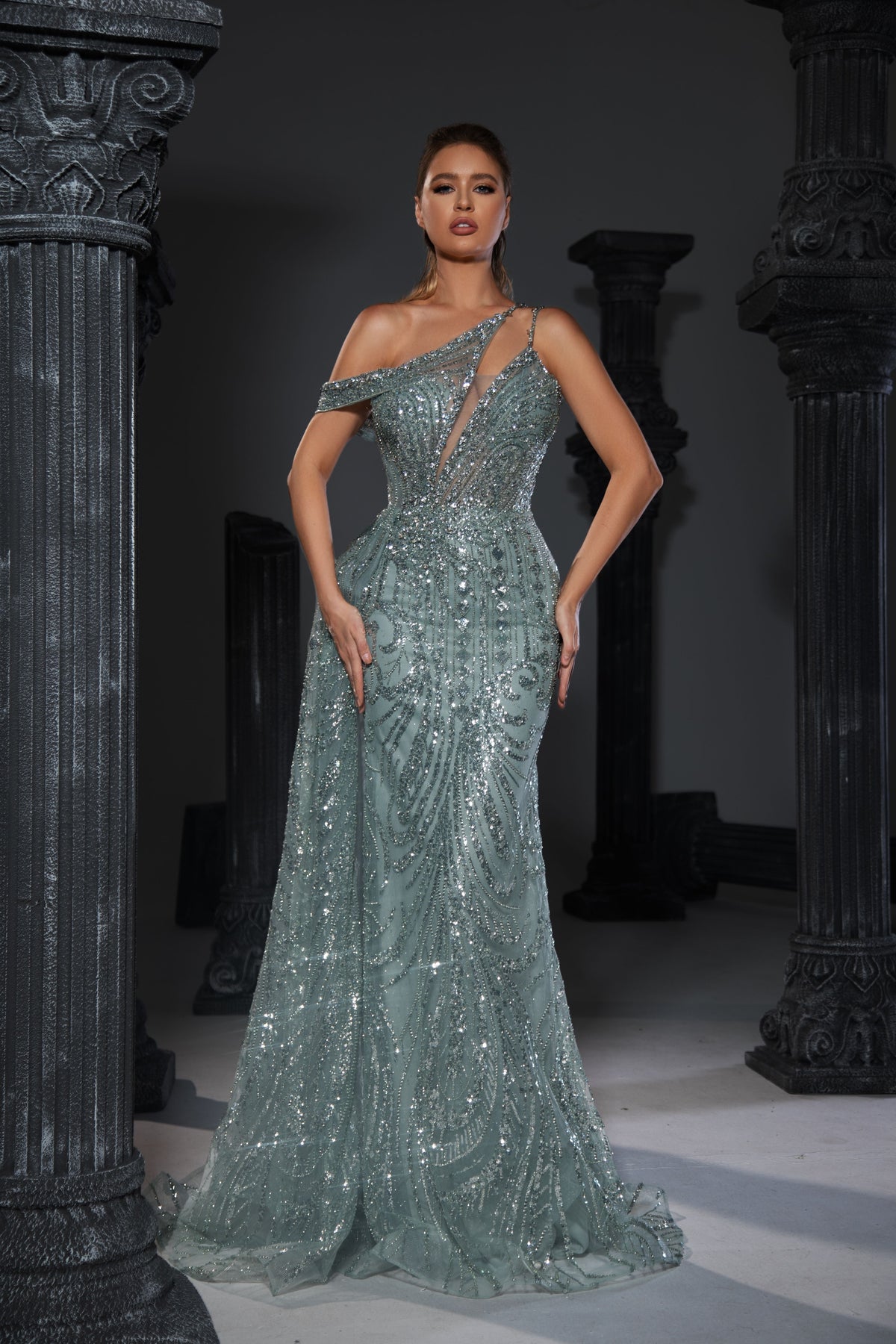 Celestine Montclair — Formal Evening Gown, alternate view 8