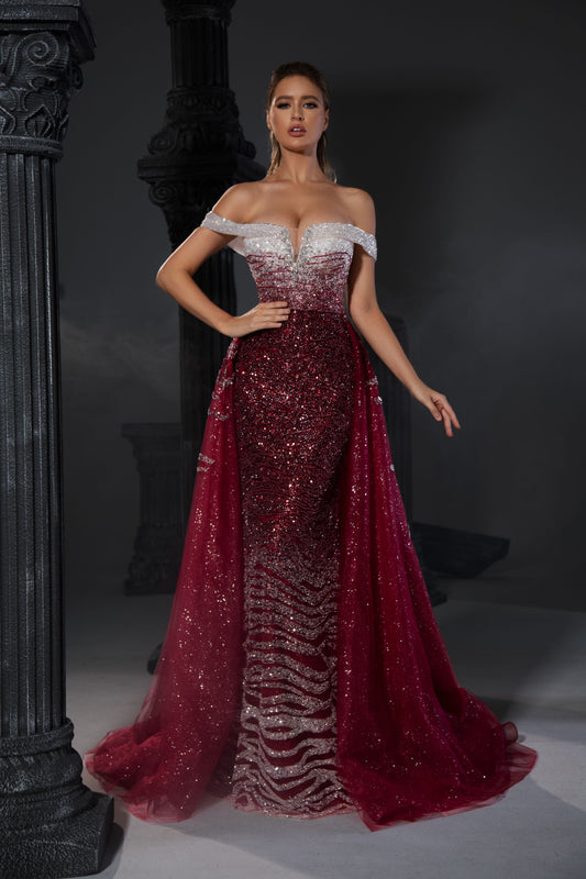 Evening Gown : Style HM139 - Opulent Empire
