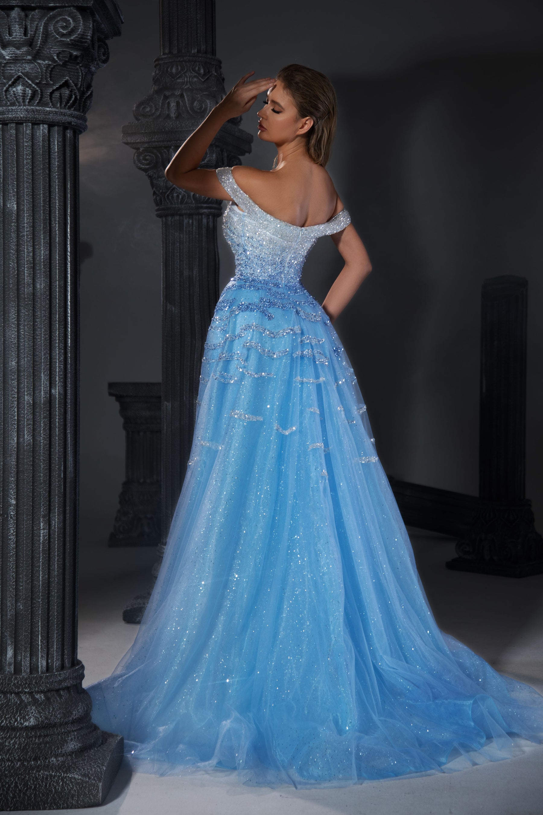 Arabella Laurent — Evening Gown : Style HM139, alternate view 3