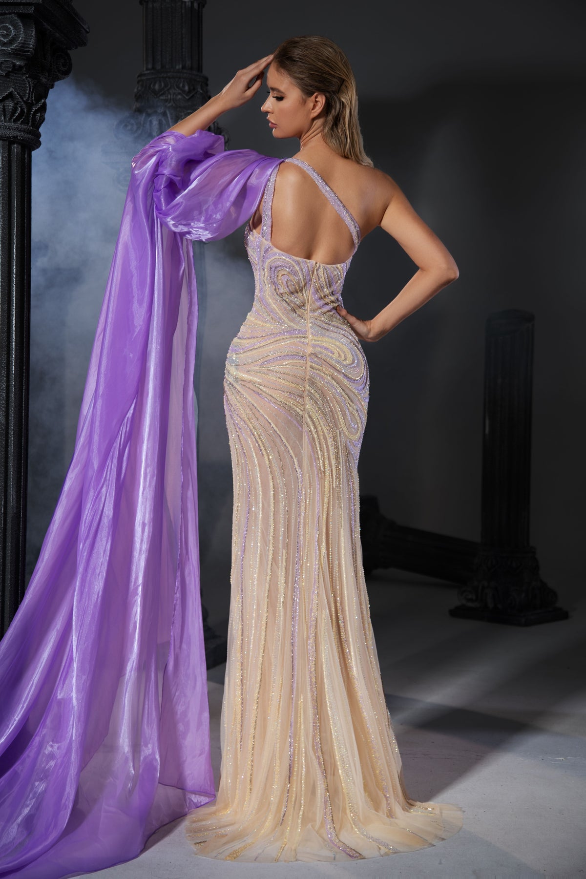 Rosalind Laurent — Evening Gown : Style HM045, alternate view 4