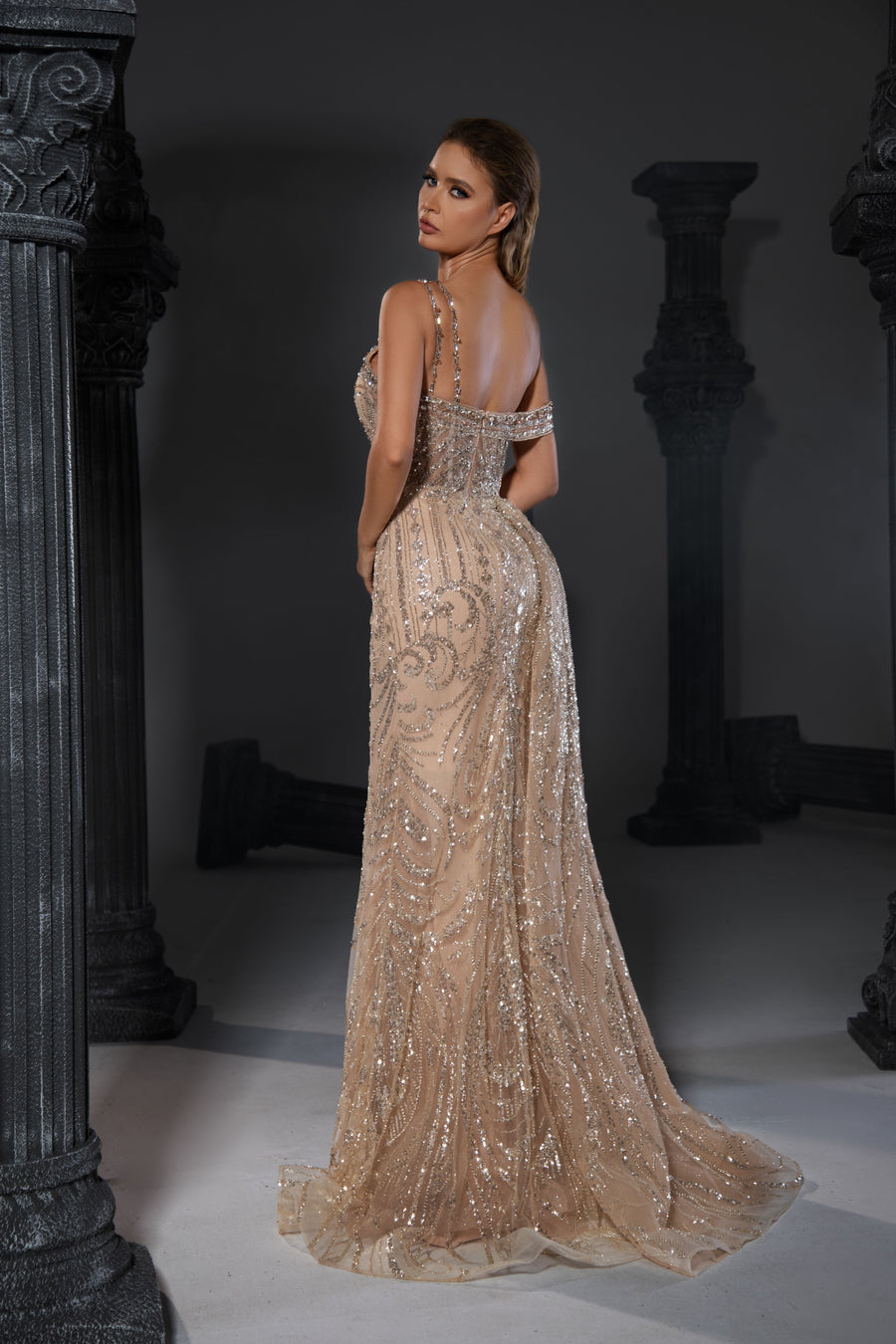 Celestine Montclair — Formal Evening Gown, alternate view 2