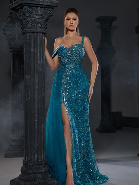 Evening Gowns: Style 5294 - Opulent Empire