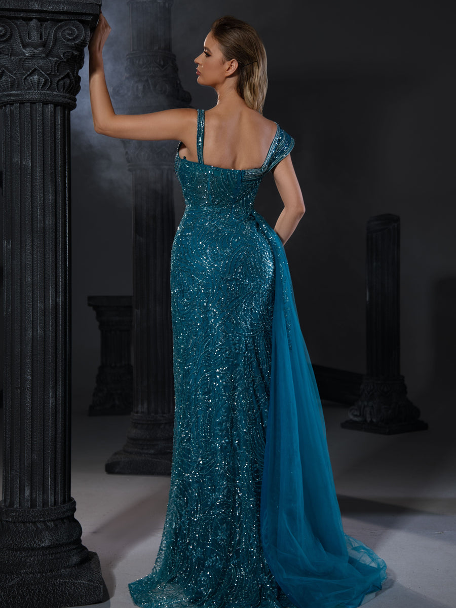 Evening Gowns: Style 5294 - Opulent Empire