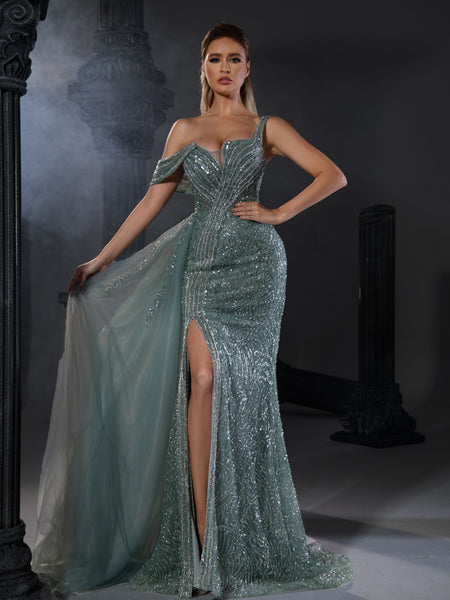 Evening Gowns: Style 5294 - Opulent Empire