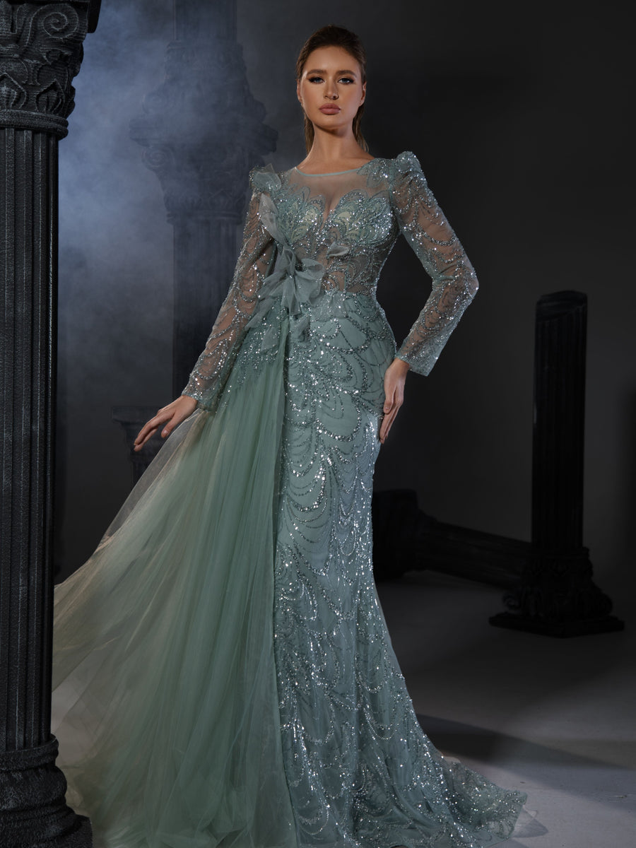 Evening Gown: Style 22101 - Opulent Empire
