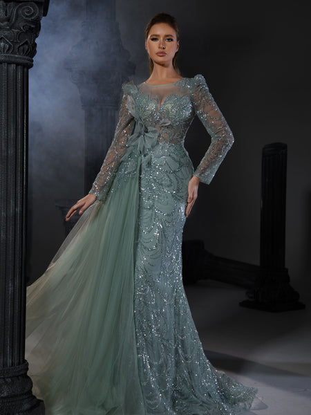 Evening Gown: Style 22101 - Opulent Empire
