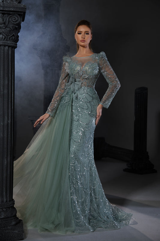 Evening Gown: Style 22101 - Opulent Empire