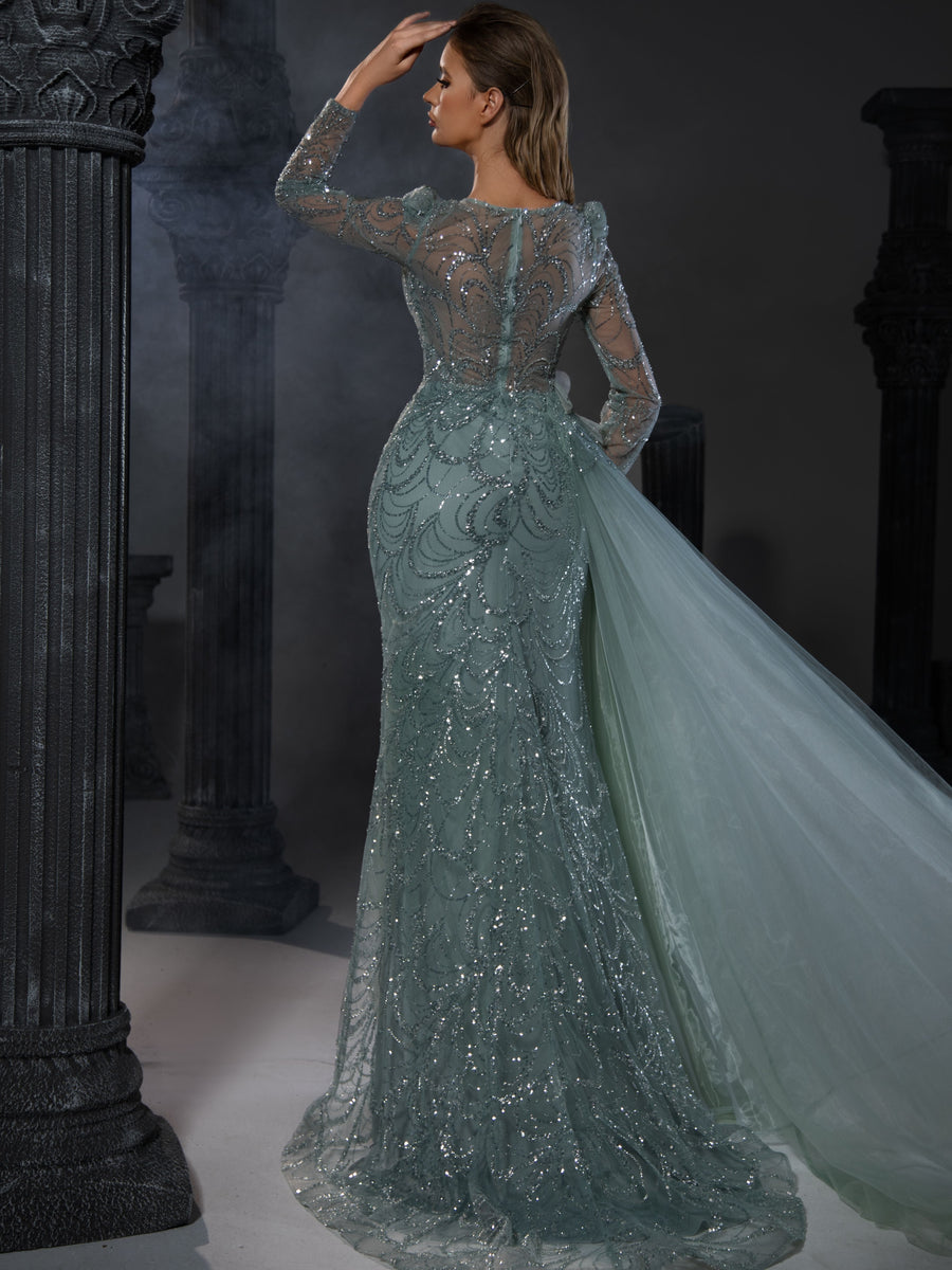 Evening Gown: Style 22101 - Opulent Empire