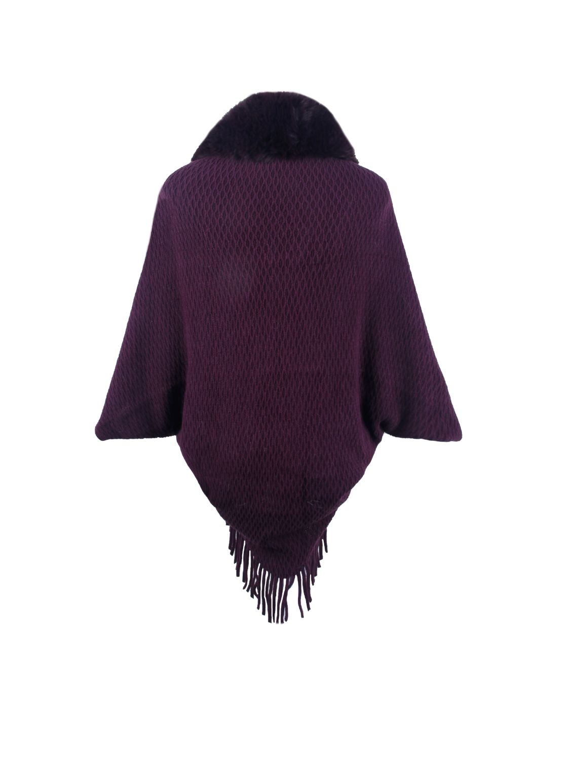 Zephyr Sorrento — Open Front Fringe Hem Poncho, alternate view 18
