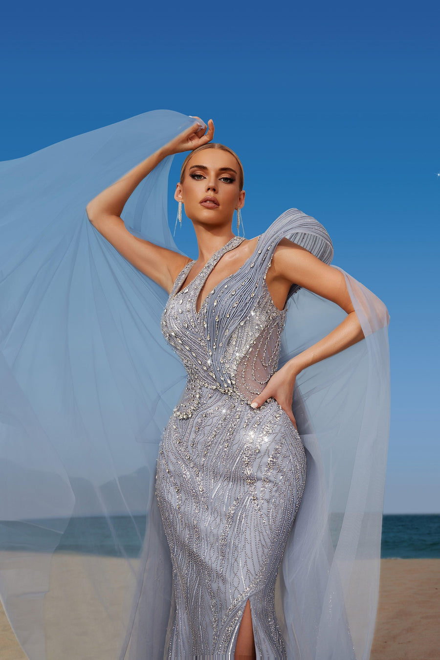 Delphine — Formal Evening Gown, alternate view 2