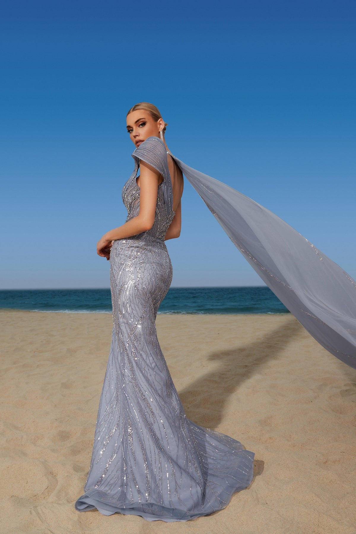 Delphine — Formal Evening Gown, alternate view 3