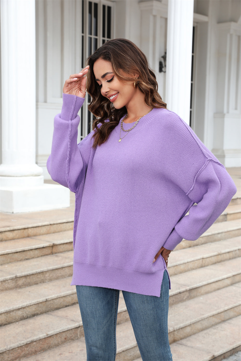 Fable Bellamy — Angel Wings Round Neck Long Sleeve Sweater, alternate view 14