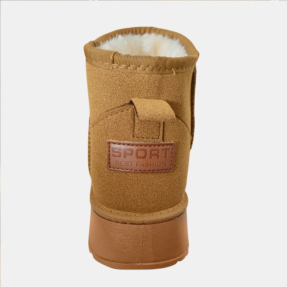 Sol Allegra — Fleece Lined Chunky Platform Mini Boots Fashion Footwear, alternate view 4